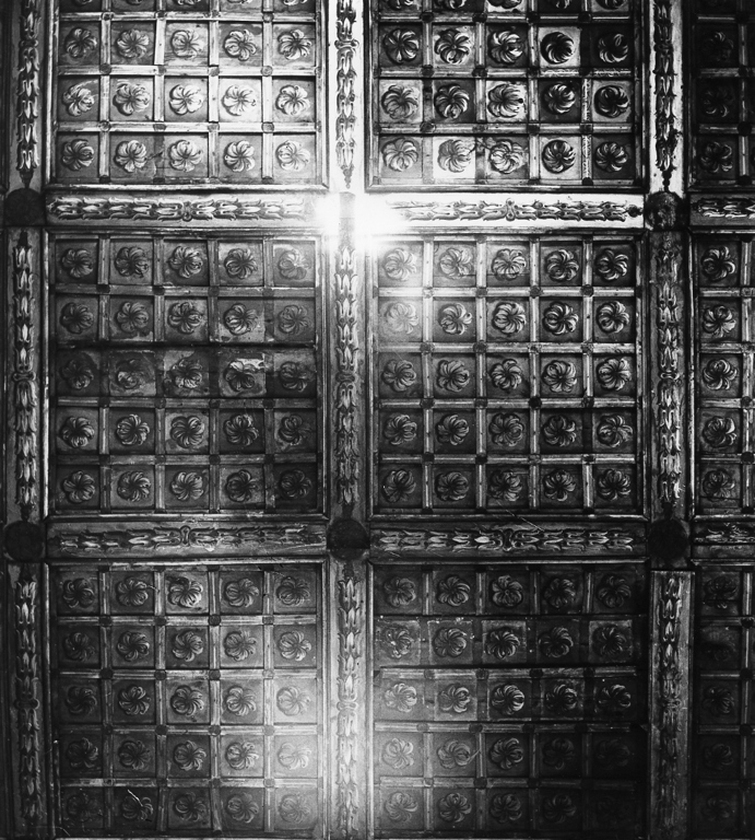 soffitto a cassettoni - ambito reatino (fine sec. XVIII)