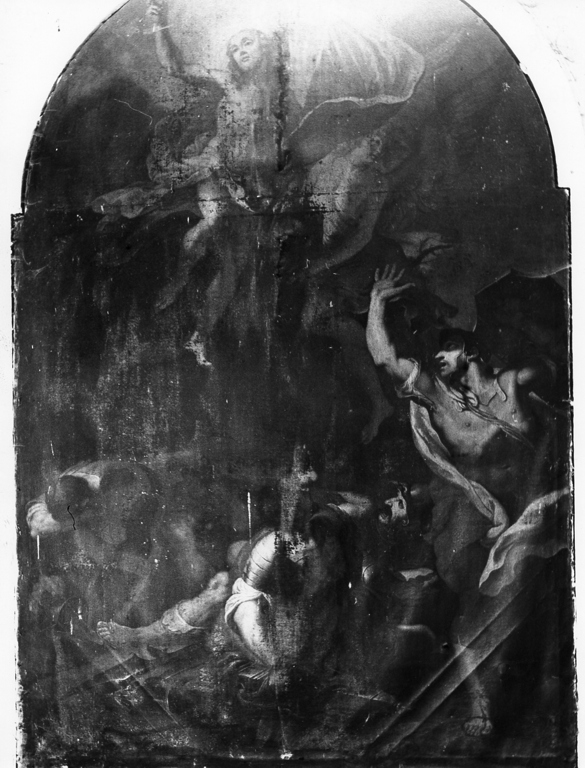 resurrezione di Cristo (dipinto) - ambito laziale (inizio sec. XVIII)