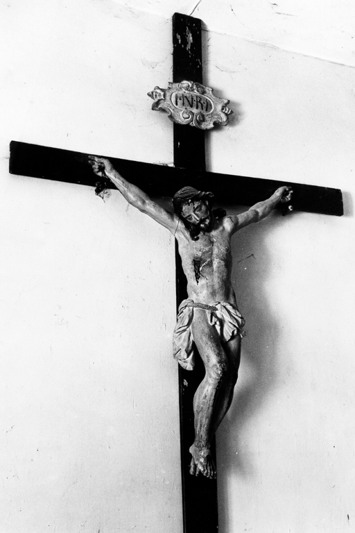 Cristo crocifisso (crocifisso) - ambito laziale (sec. XVIII)