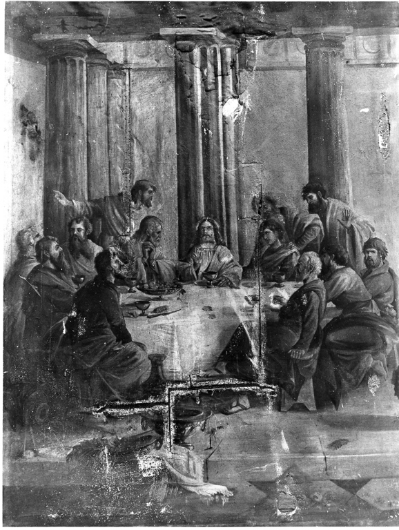 ultima cena (dipinto) di Bolognini (attribuito) (sec. XIX)