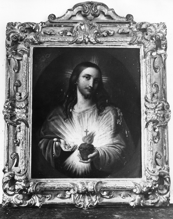 Sacro Cuore di Gesù (dipinto) - ambito laziale (prima metà sec. XX)