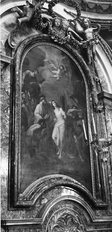 martirio di Santa Barbara (dipinto) di Concioli Antonio (sec. XVIII)