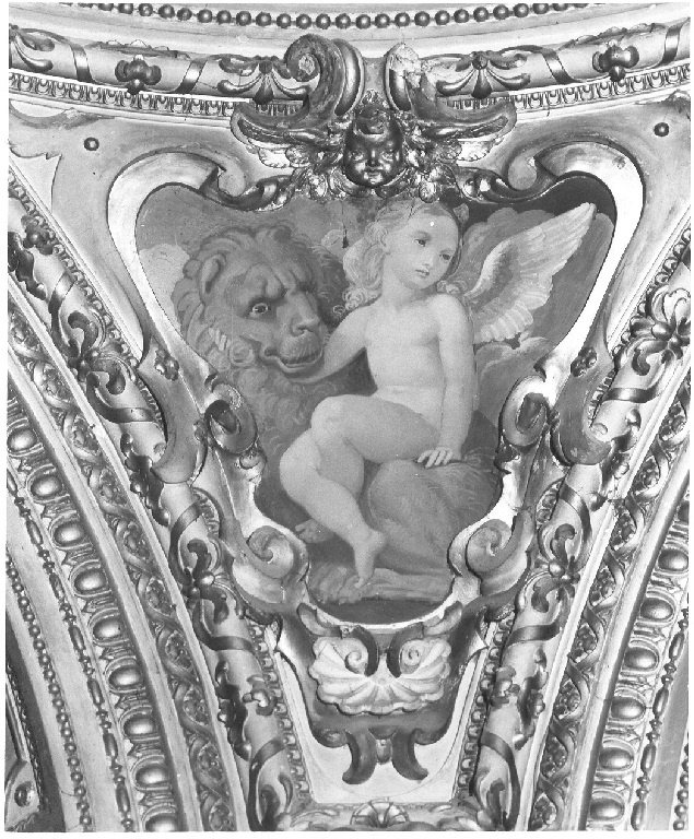 simbolo di San Marco: leone (dipinto) di Paoletti Pietro (sec. XIX)