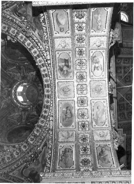 angeli (decorazione plastico-pittorica) di Grimani Gregorio da Stroncone, Paoletti Pietro (sec. XVII, sec. XIX)
