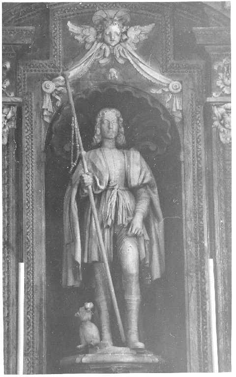San Rocco (statua) - ambito laziale (prima metà sec. XVI)