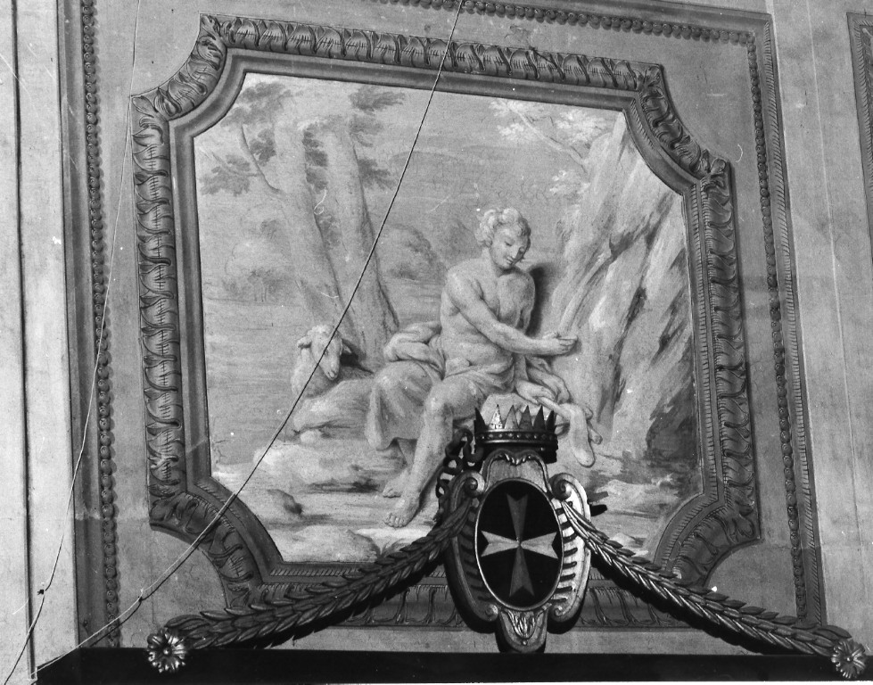 San Giovanni Battista (dipinto) di Piazza Pietro (attribuito), Rosa Giuseppe Francesco (attribuito) (sec. XVIII)