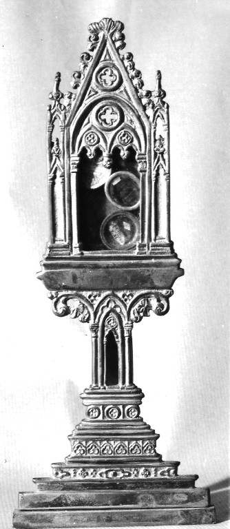 reliquiario architettonico - ad altarolo - ambito laziale (prima metà sec. XIX)