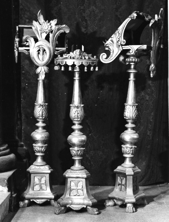 servizio d'altare - ambito laziale (sec. XIX)