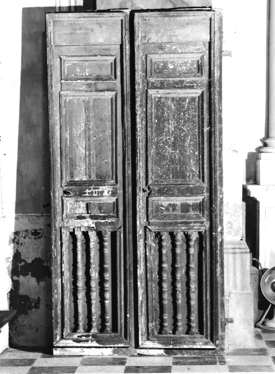 porta - a due battenti - ambito laziale (sec. XVIII)