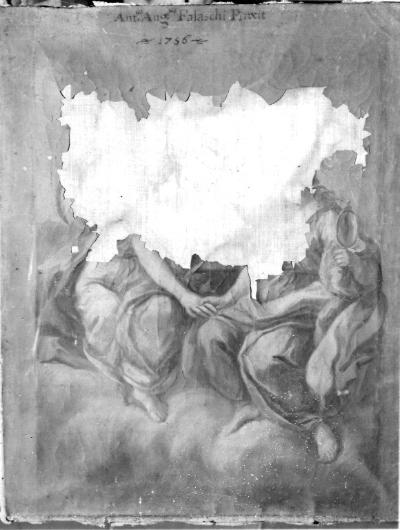 figure allegoriche femminili (dipinto) di Falaschi Anton Angelo (attribuito) (sec. XVIII)