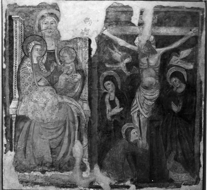 crocifissione (dipinto) - ambito laziale (seconda metà sec. XV)