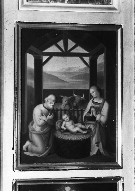 natività di Gesù (dipinto) - ambito viterbese (sec. XIX)