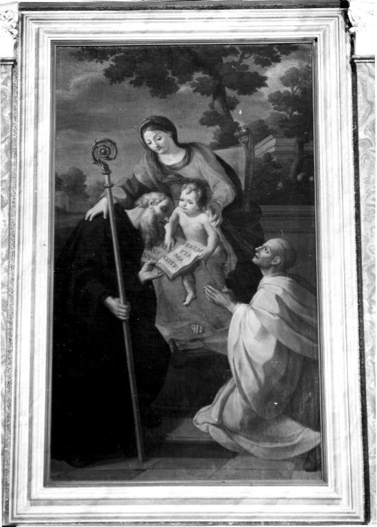 Madonna con Bambino e Santi (dipinto) di Falaschi Anton Angelo (attribuito) (metà sec. XVIII)
