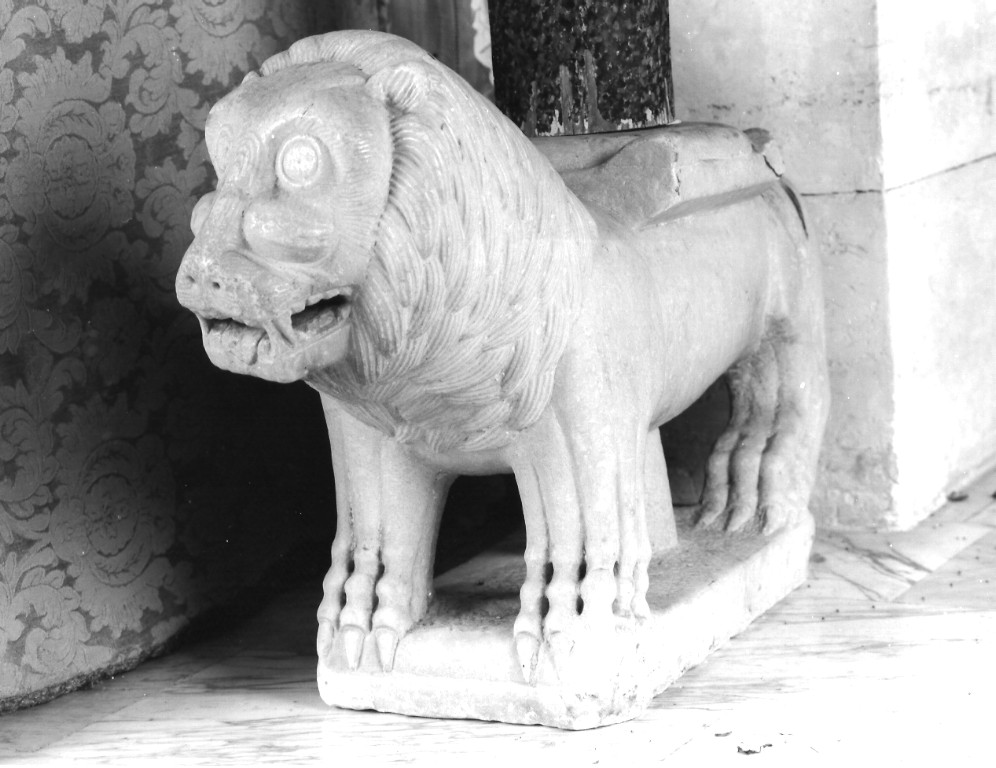leone (statua) - ambito laziale (prima metà sec. XII)