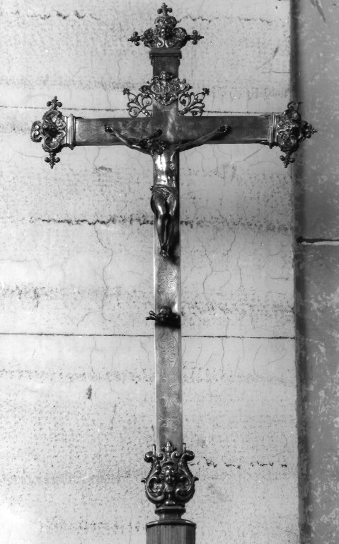 croce processionale - ambito laziale (sec. XVIII)