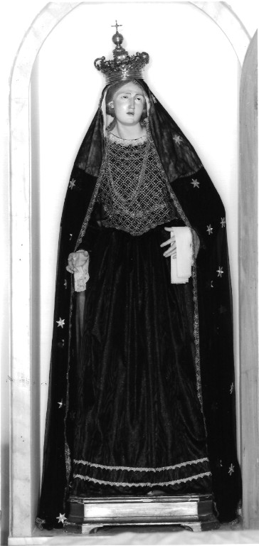 Madonna Addolorata (statua) - ambito laziale (sec. XIX)