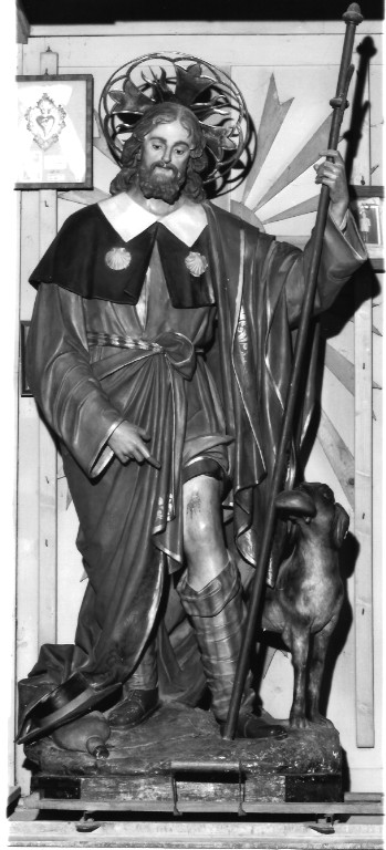 San Rocco (statua) - ambito laziale (sec. XX)