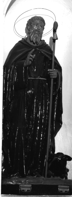 Sant'Antonio Abate (statua) - ambito laziale (seconda metà sec. XIX)
