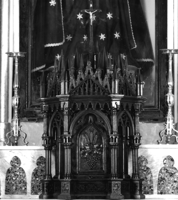 tabernacolo - a tempietto - ambito laziale (sec. XIX)