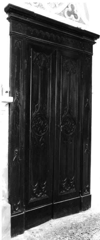 anta di armadio, coppia - ambito laziale (sec. XIX)