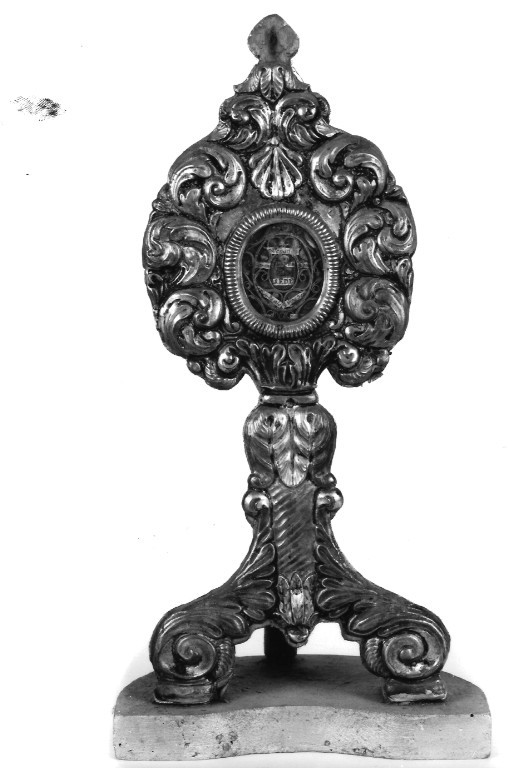 reliquiario - a ostensorio - ambito campano (sec. XVIII)