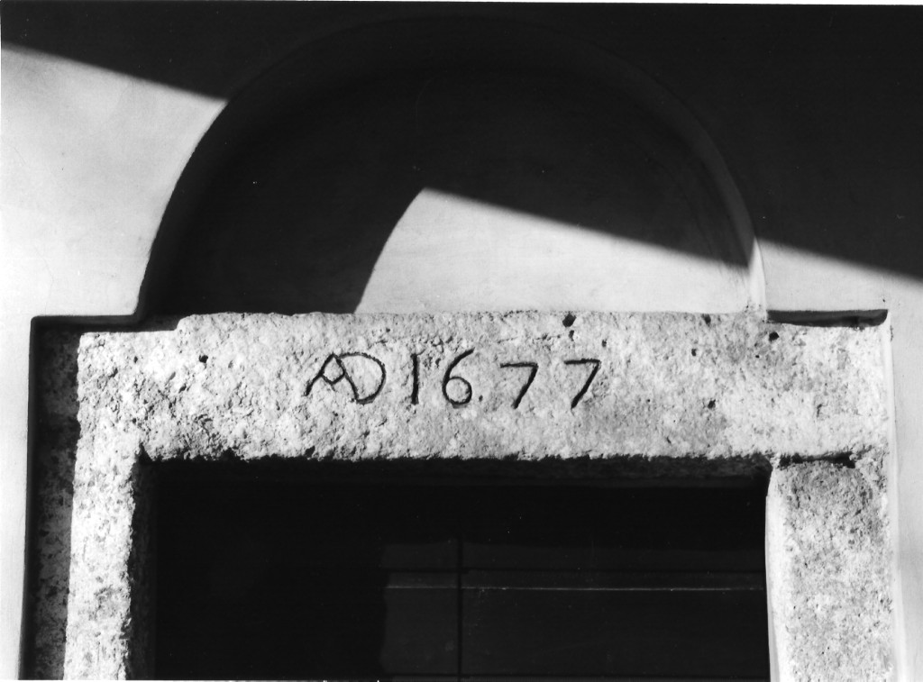 architrave di portale - ambito laziale (sec. XVII)