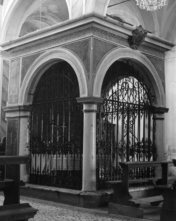 cancellata di cappella - ambito laziale (secc. XVI/ XVII)