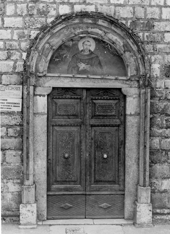 portale - ambito laziale (primo quarto sec. XII, sec. XX)