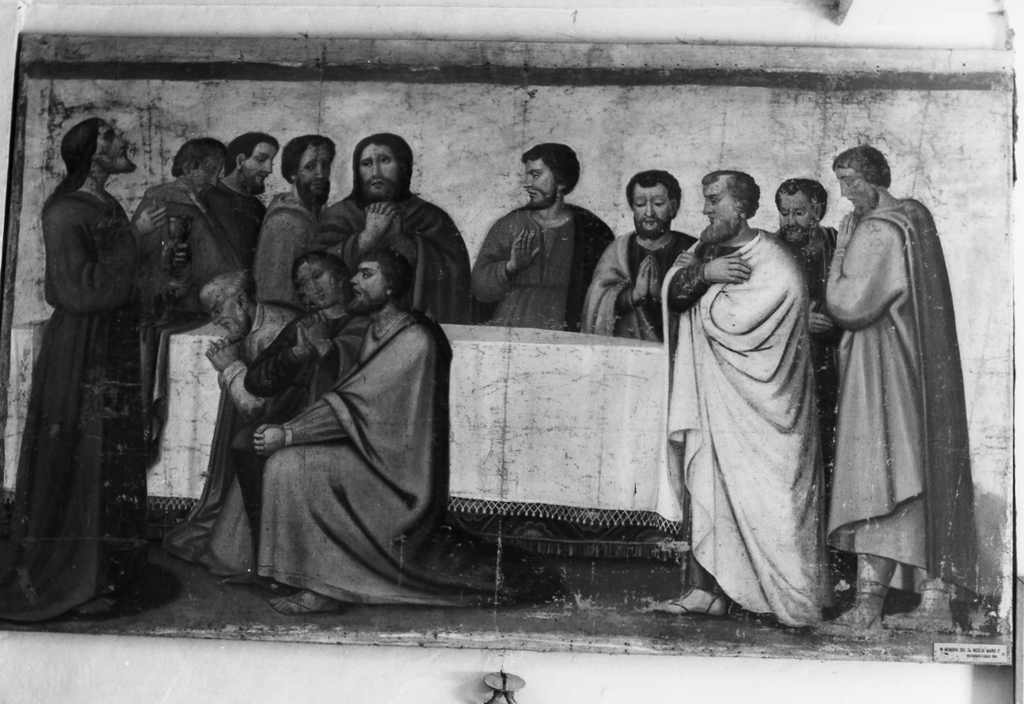 istituzione dell'Eucaristia (dipinto) - ambito laziale (sec. XVII)