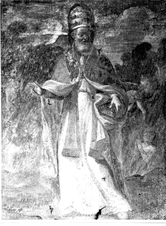 San Gregorio Magno (dipinto) - ambito laziale (sec. XVII)