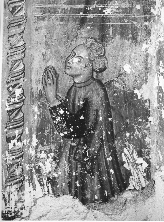 Santa Lucia con devoto (dipinto) - ambito laziale (sec. XV)