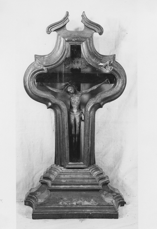 Cristo crocifisso (scultura, elemento d'insieme) - ambito laziale (sec. XVIII)