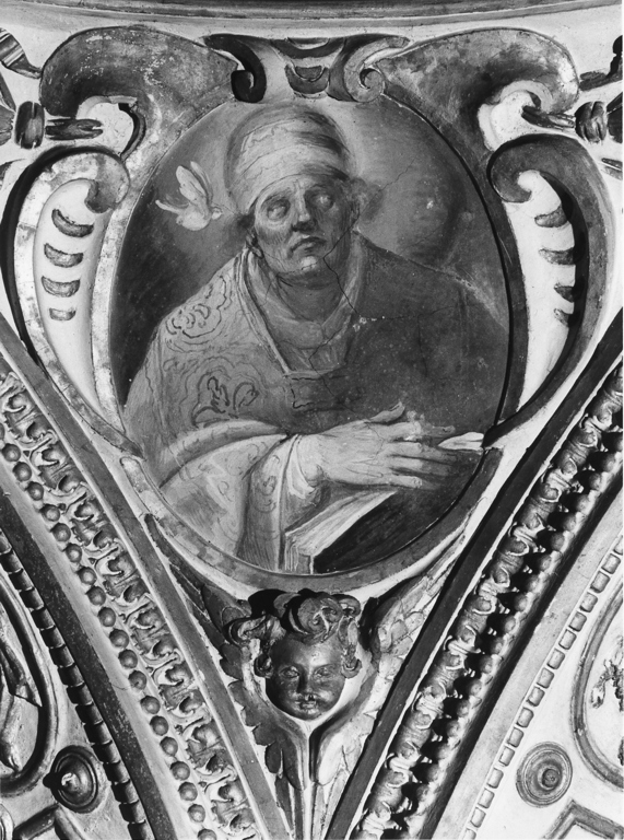 San Gregorio (dipinto, elemento d'insieme) di Cesari Giuseppe detto Cavalier d'Arpino (attribuito), Rossetti Cesare (attribuito) (sec. XVII)