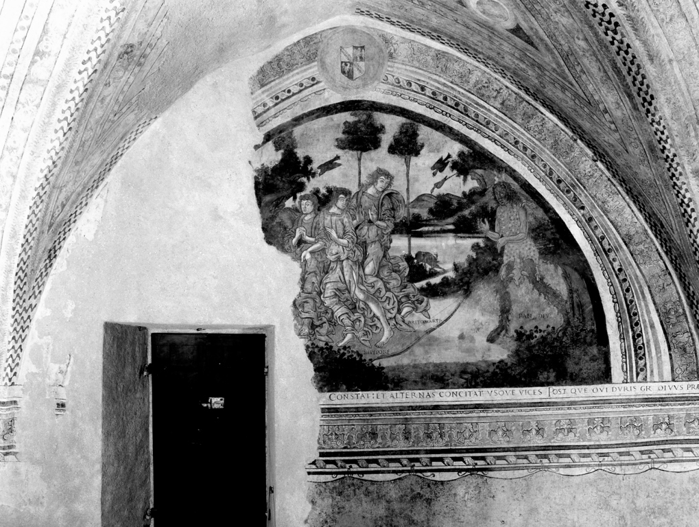 Ninfe con Pan (dipinto, ciclo) di Desiderio da Subiaco (attribuito) (fine sec. XV)