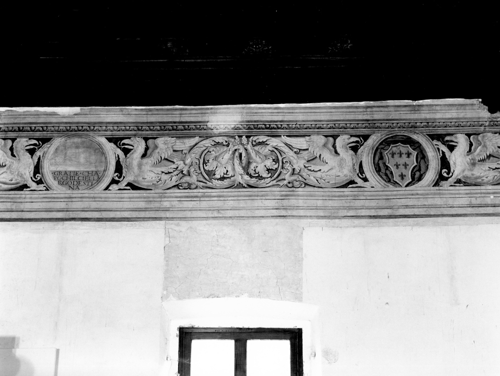 fregio (decorazione pittorica) - ambito laziale (inizio sec. XVI)