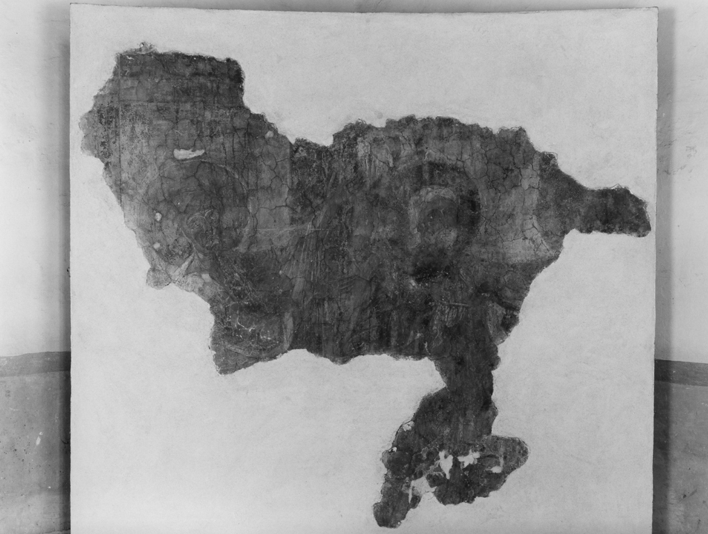 Santa Lucia e San Biagio (dipinto, frammento) - ambito laziale (prima metà sec. XIII)