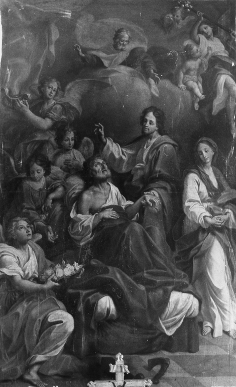 morte di San Giuseppe (dipinto) di Persico G (maniera) (sec. XVIII)