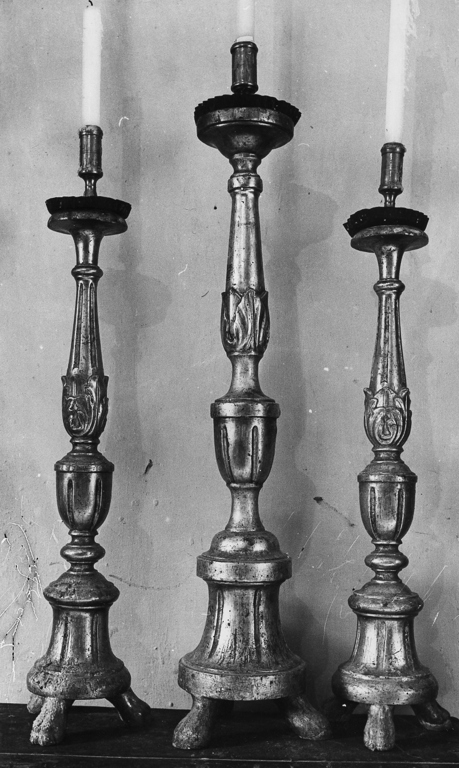 candeliere - ambito laziale (fine/inizio secc. XIX/ XX)