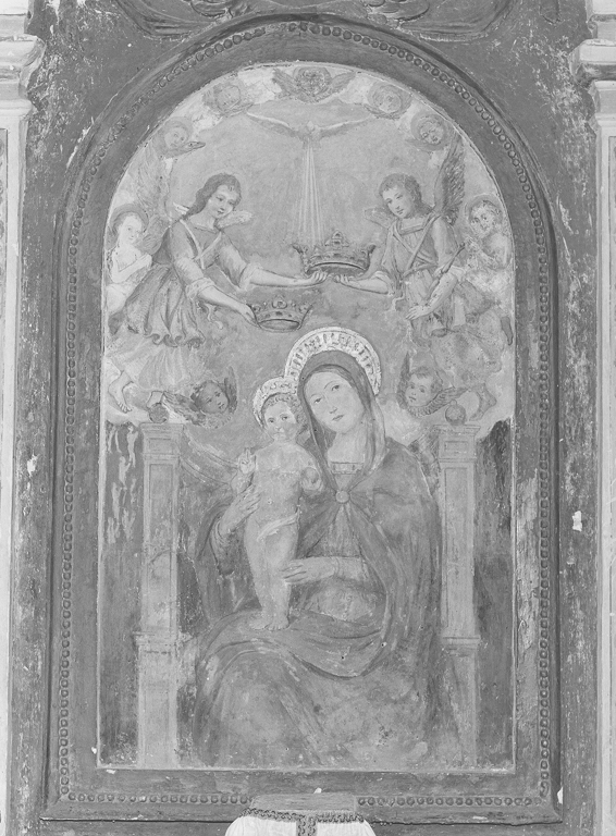 incoronazione di Maria Vergine (dipinto) - ambito laziale (sec. XVII)