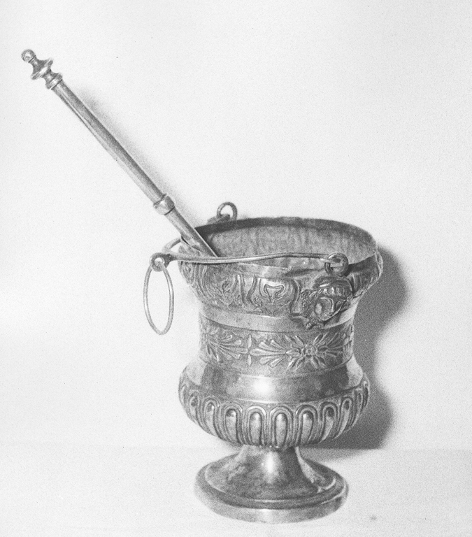 secchiello per l'acqua benedetta - ambito napoletano (sec. XIX)