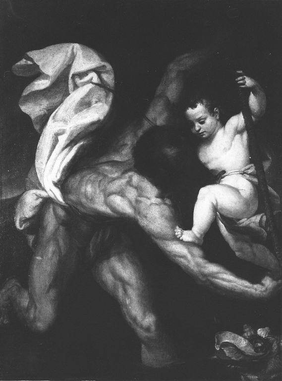 San Cristoforo (dipinto) - ambito marchigiano (sec. XVII)