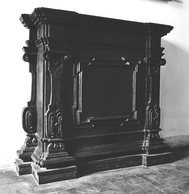 pulpito - ambito laziale (prima metà sec. XVII)