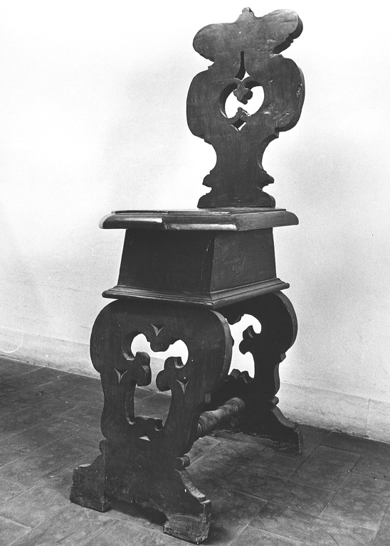 sedia - ambito laziale (sec. XVII)