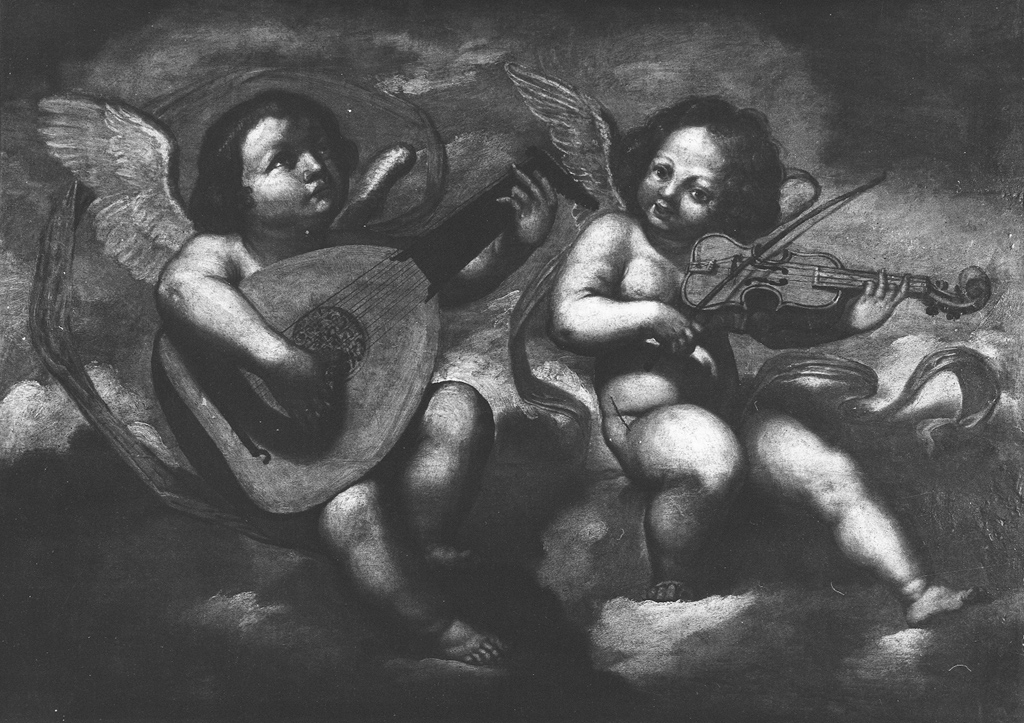 angeli musicanti (dipinto) di Niccoli Lattanzio (sec. XVII)