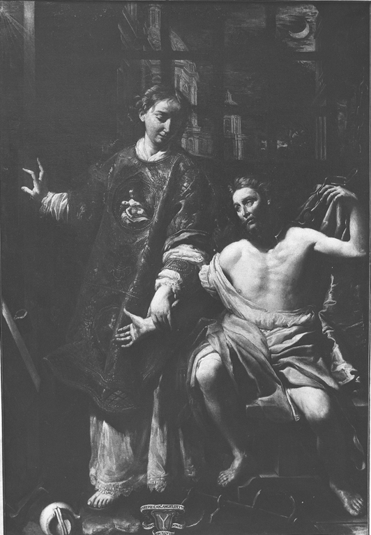 San Leonardo libera i carcerati (dipinto) di Gherardi Antonio (sec. XVII)