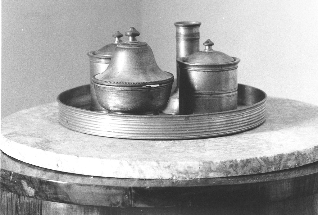 servizio per scrivere, elemento d'insieme - ambito Italia centrale (prima metà sec. XIX)