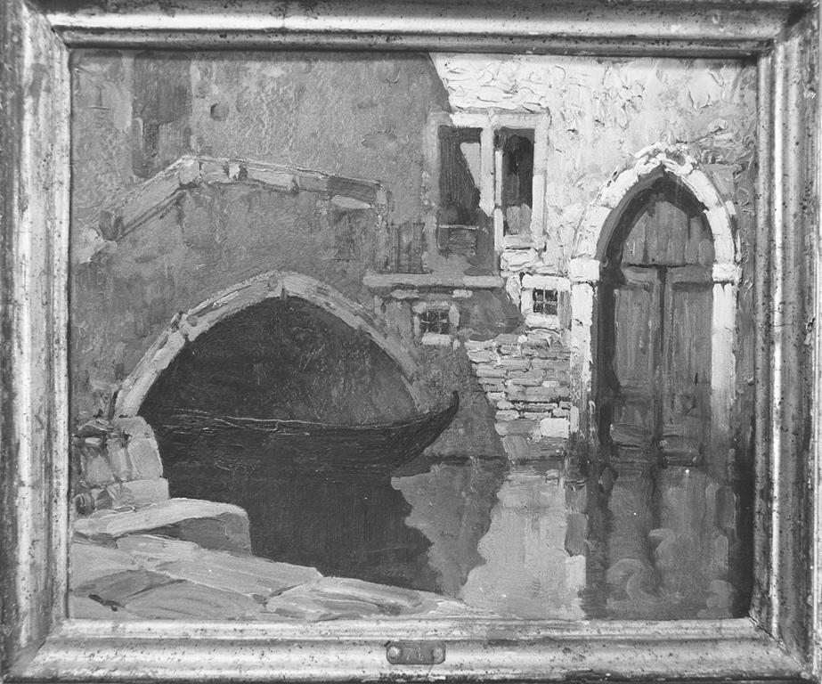 impressioni a Venezia, veduta di Venezia (dipinto) di Calcagnadoro Antonino (prima metà sec. XX)