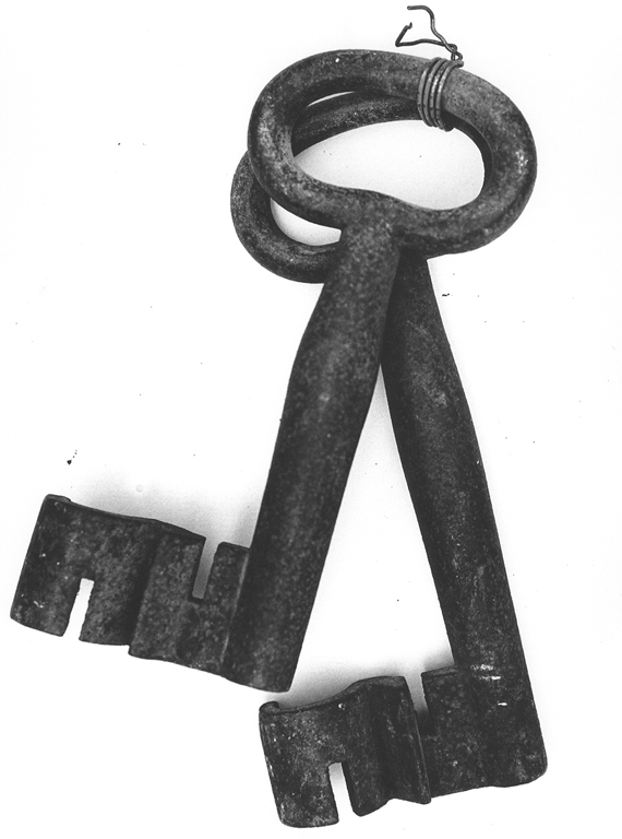 chiave, coppia - ambito laziale (sec. XVII)