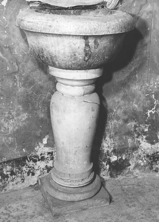 acquasantiera - ambito Italia centrale (sec. XVIII)