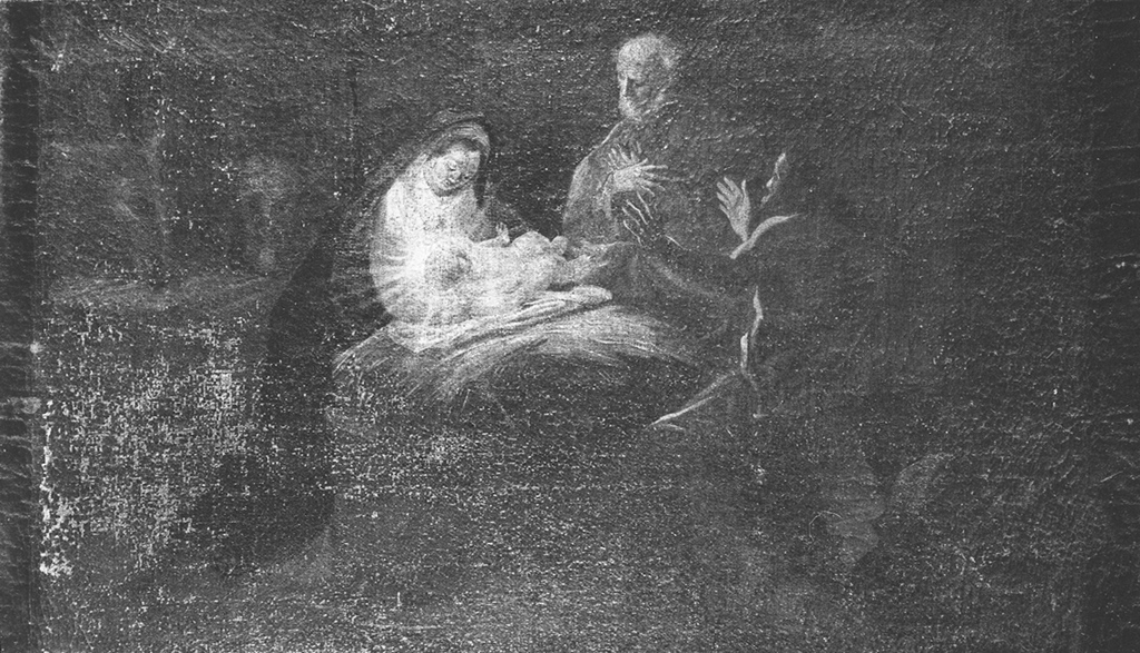 natività di Gesù (dipinto) - ambito Italia centrale (sec. XVIII)